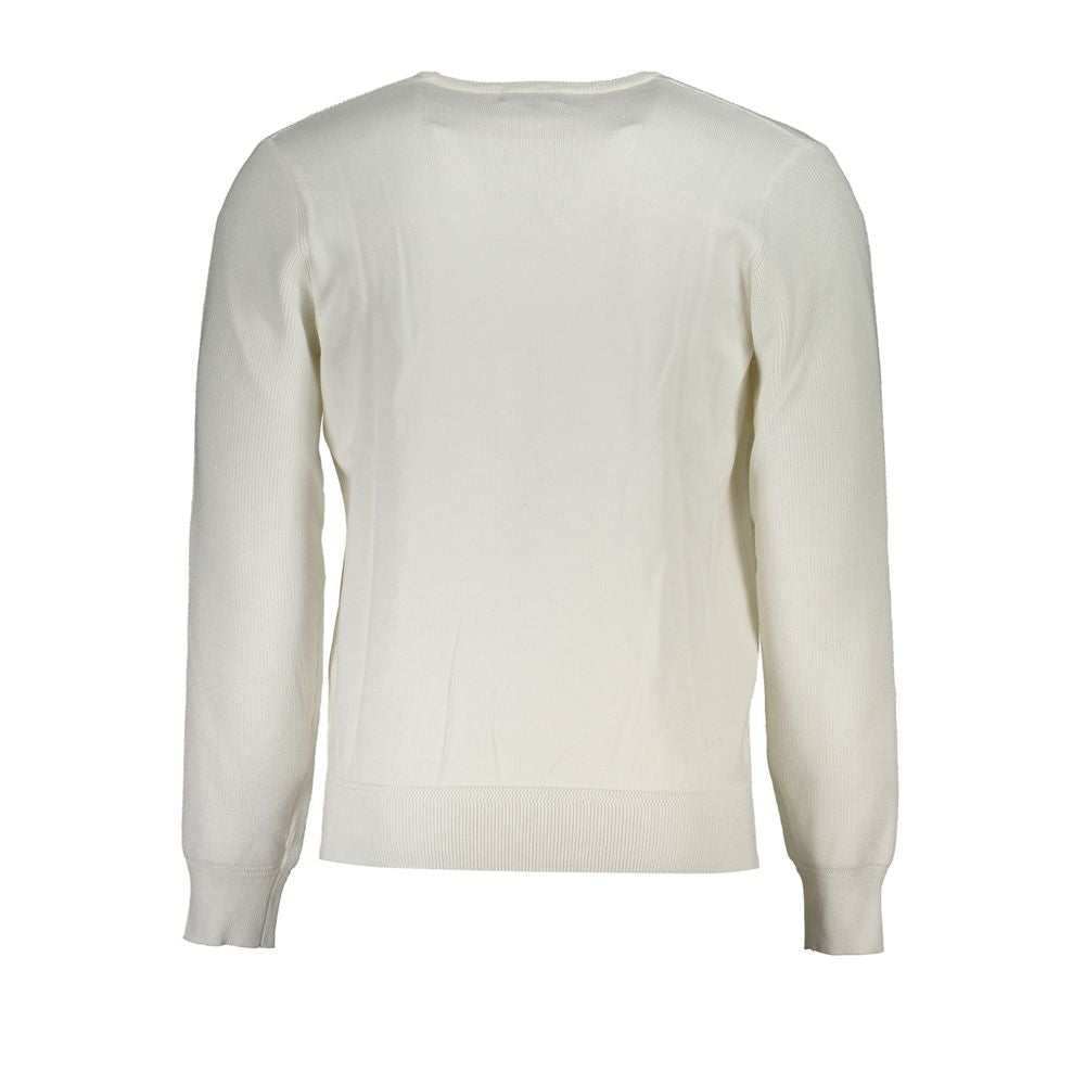 U.S. Grand Polo White Viscosa Men Sweater