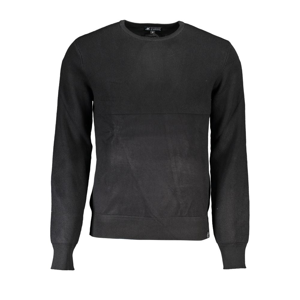 U.S. Grand Polo Black Viscosa Mens Sweater
