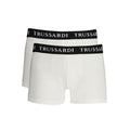 Trussardi White Cotton Men's Boxer Brief