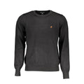 U.S. Grand Polo Black Viscosa Men Sweater