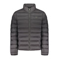 U.S. Grand Polo Black Polyester Men's Jacket U.S. Grand Polo