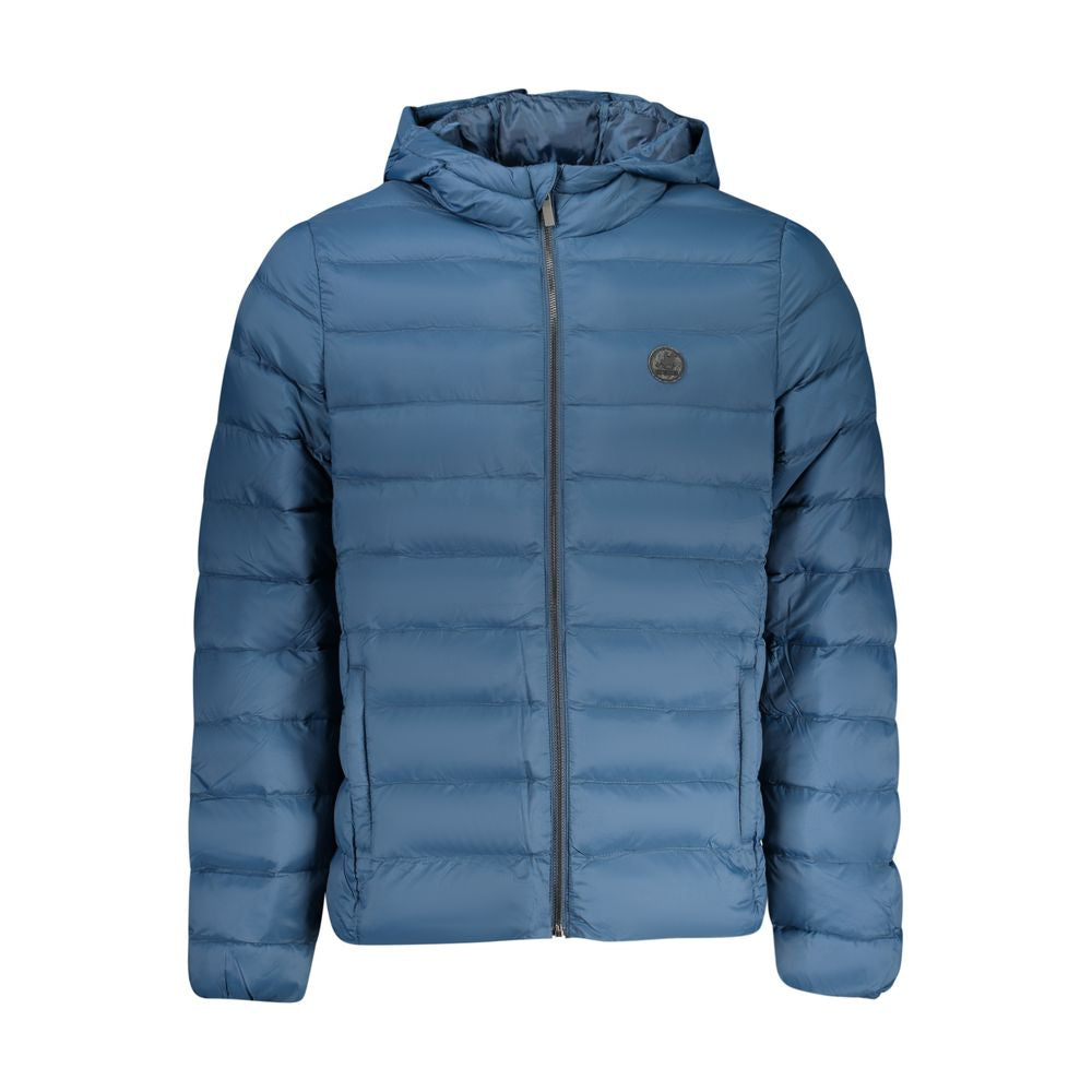 U.S. Grand Polo Blue Polyester Men's Jacket U.S. Grand Polo