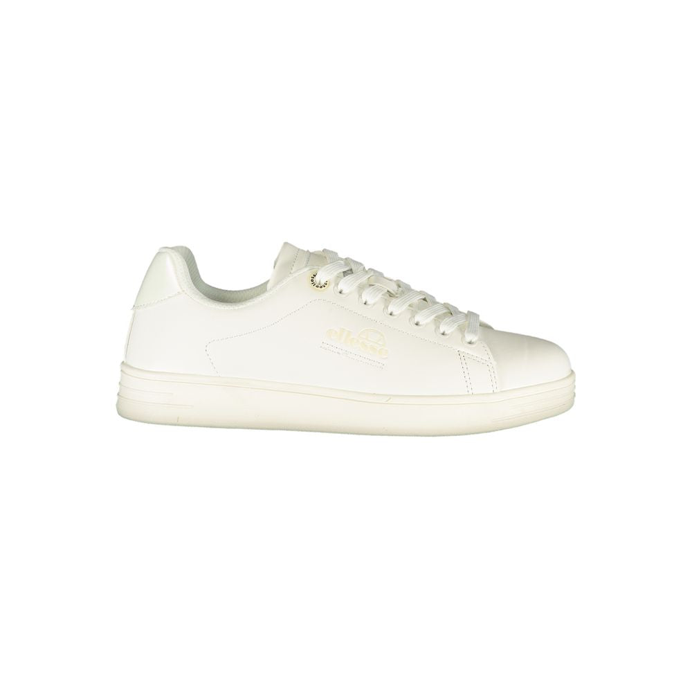 Ellesse White Polyurethane Women Sneaker