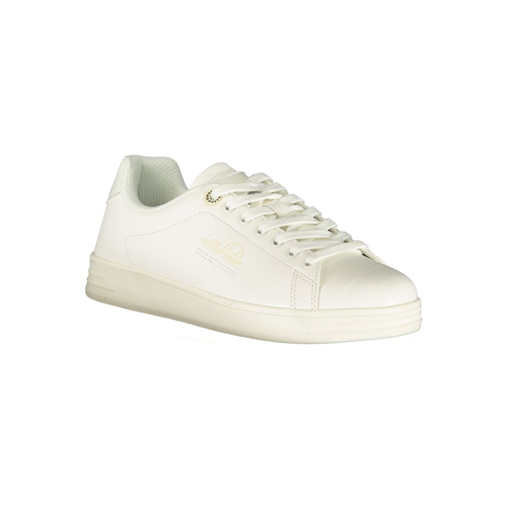 Ellesse White Polyurethane Women Sneaker