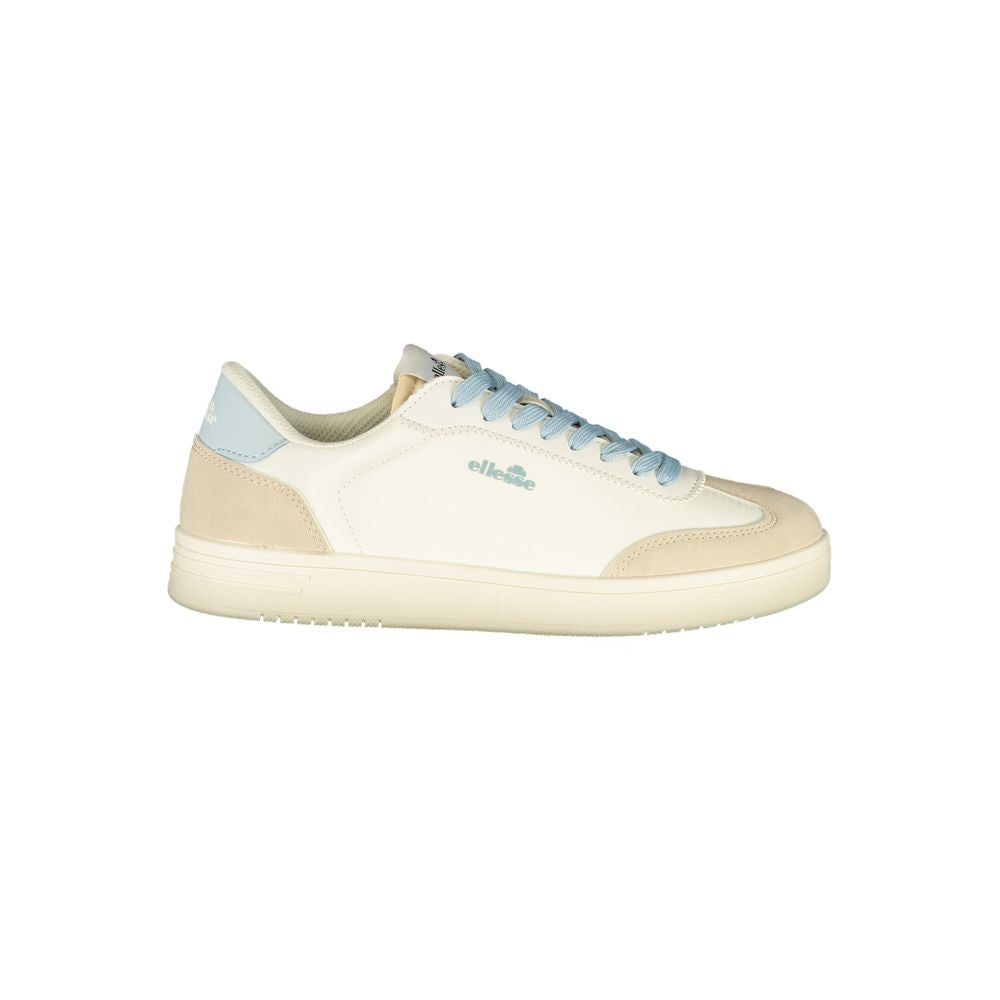 Ellesse White Polyurethane Women Sneaker