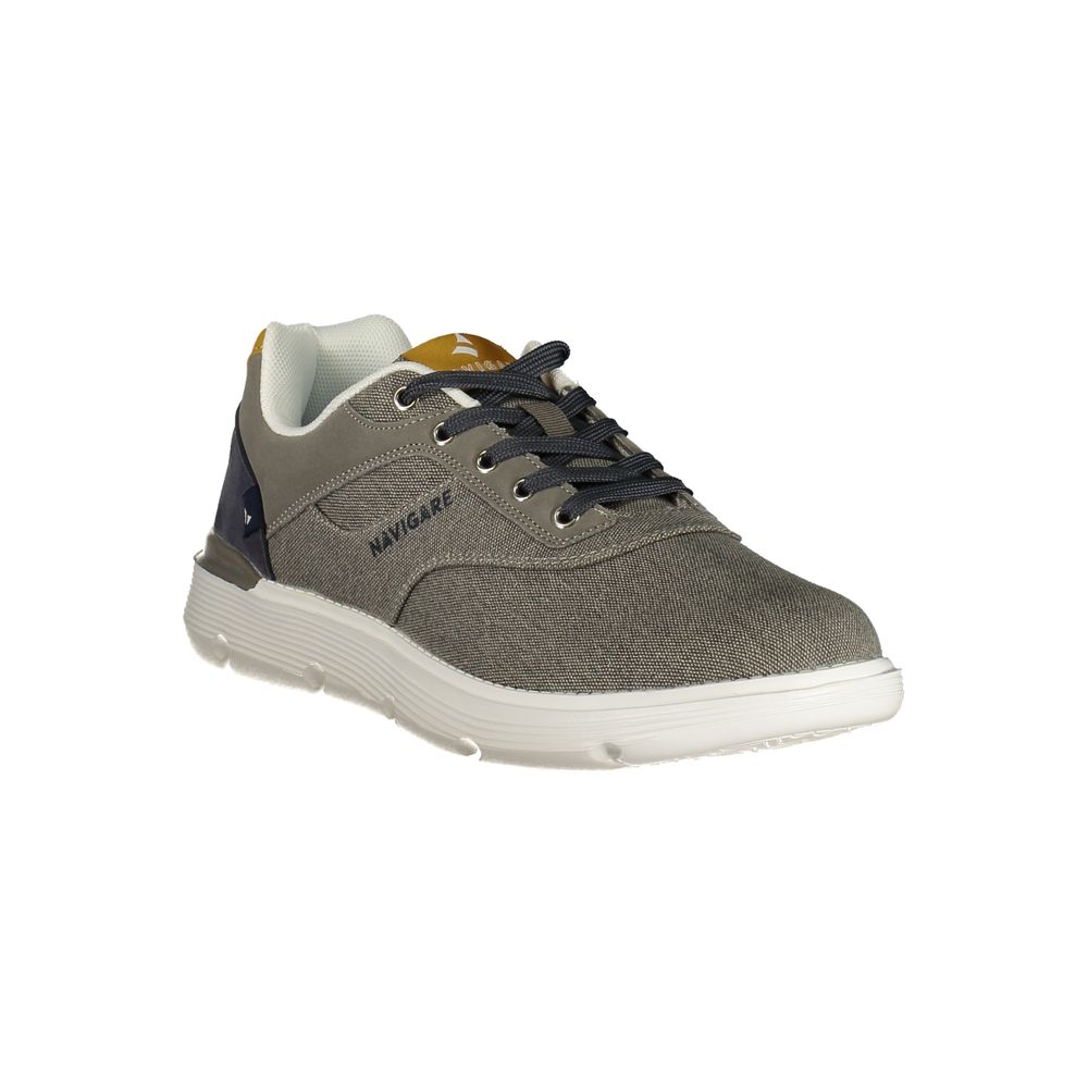 Navigare Grigio Poliestere Men Sneaker