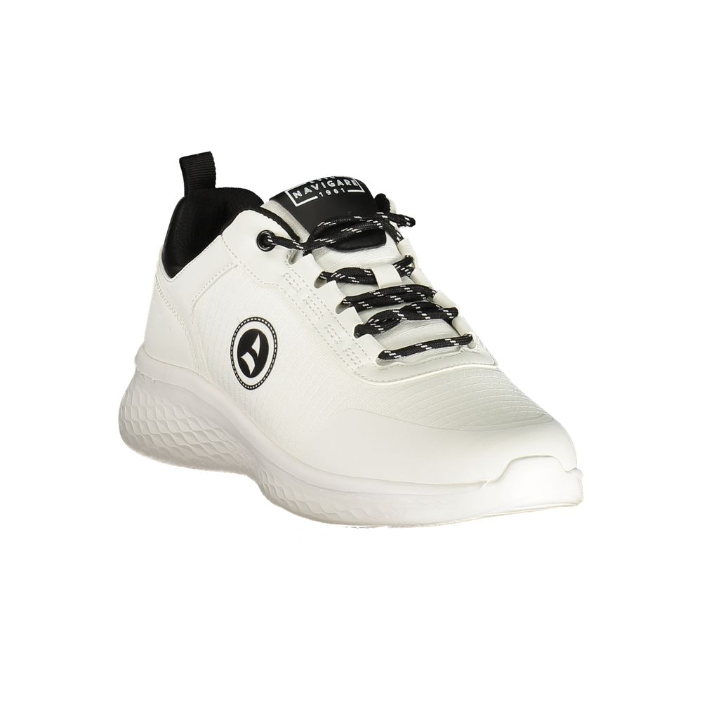 Navigare Bianco Polyurethane Men Sneaker