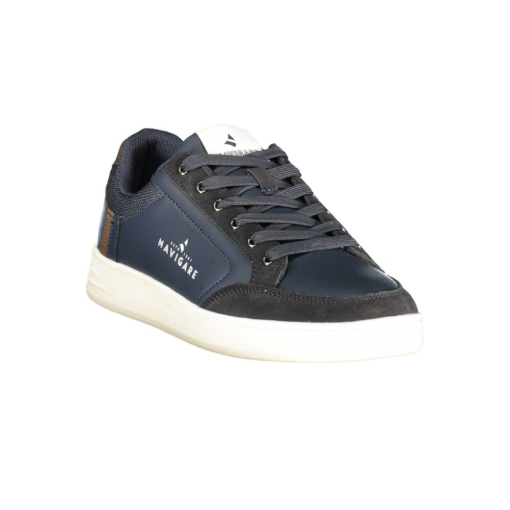 Navigare Blue Polyester Men Sneaker