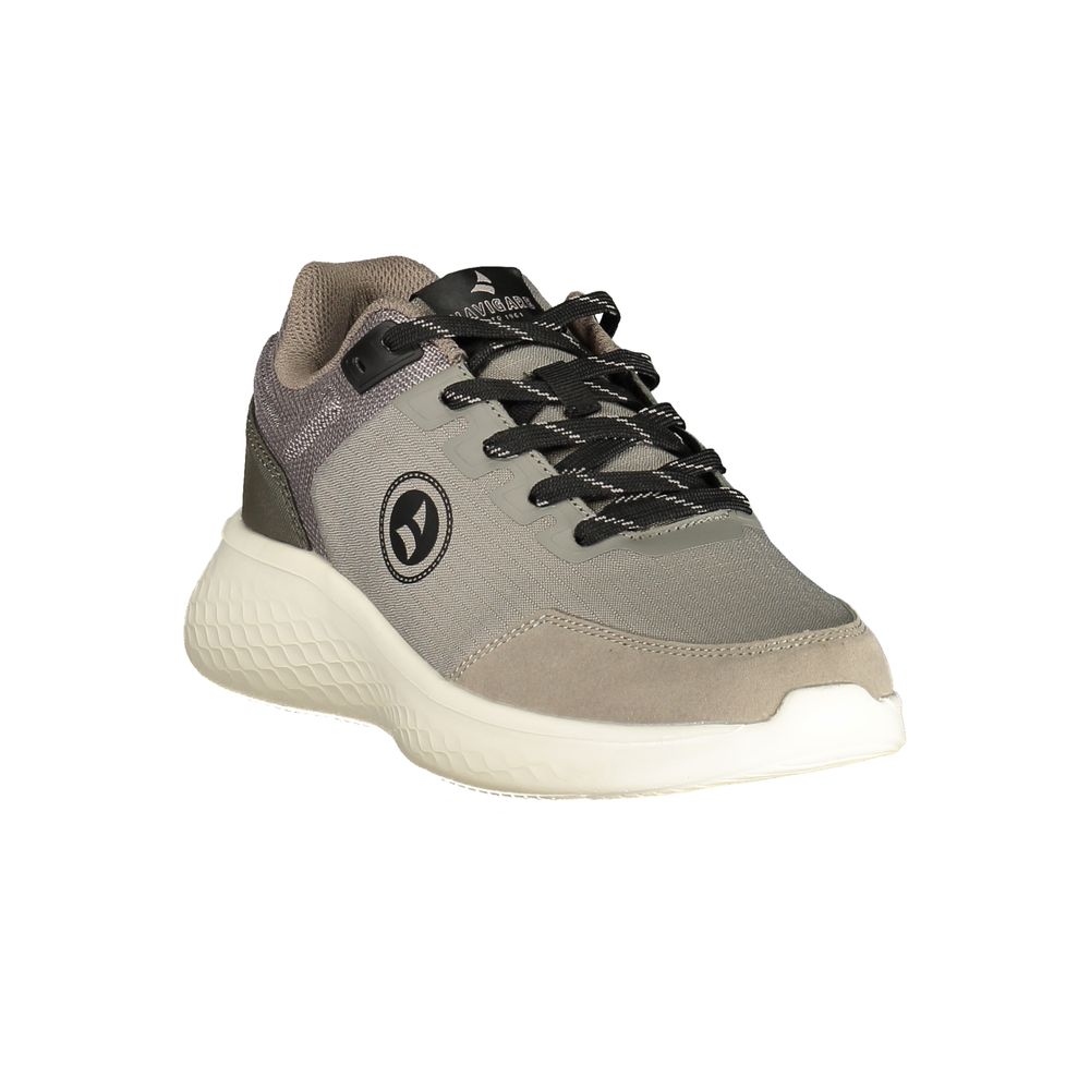 Navigare Grigio Poliestere Men Sneaker