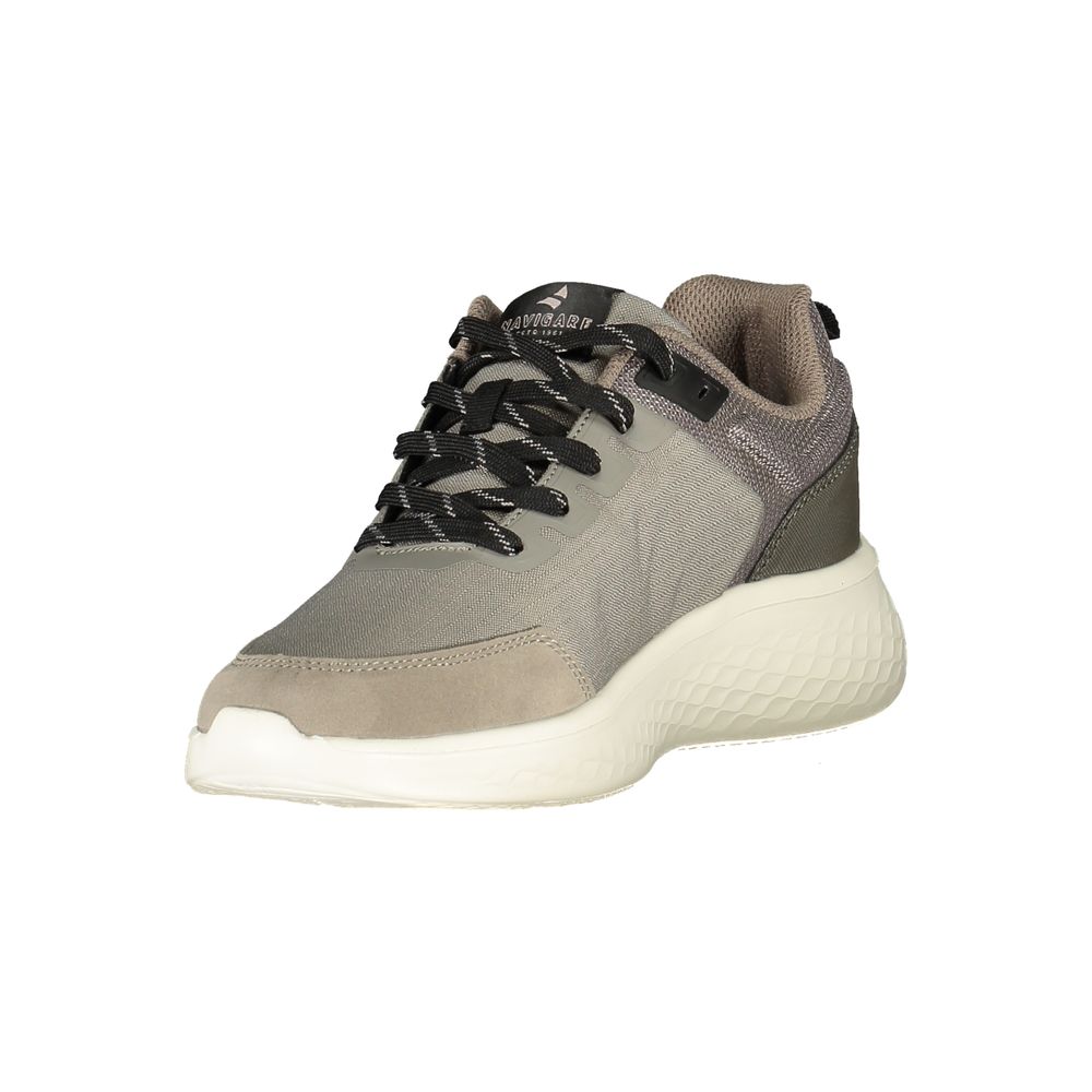 Navigare Grigio Poliestere Men Sneaker