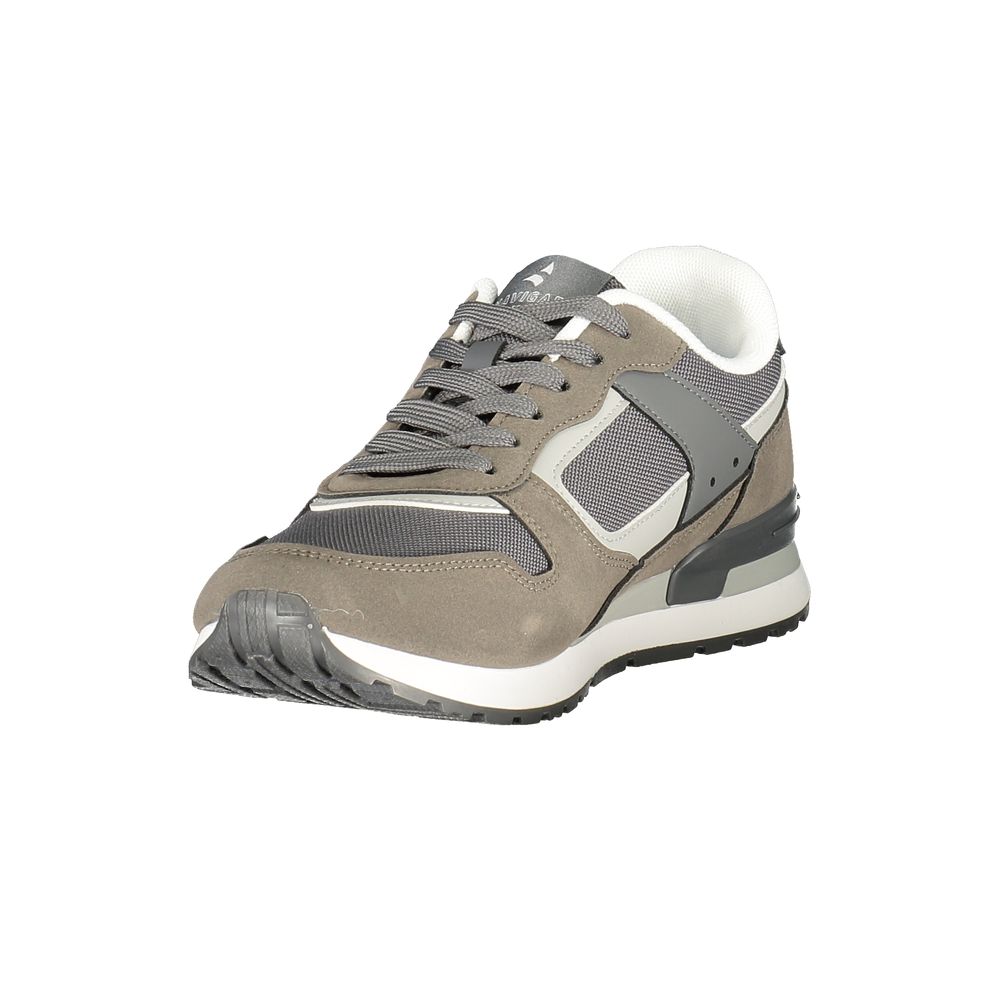 Navigare Grigio Polyurethane Men Sneaker