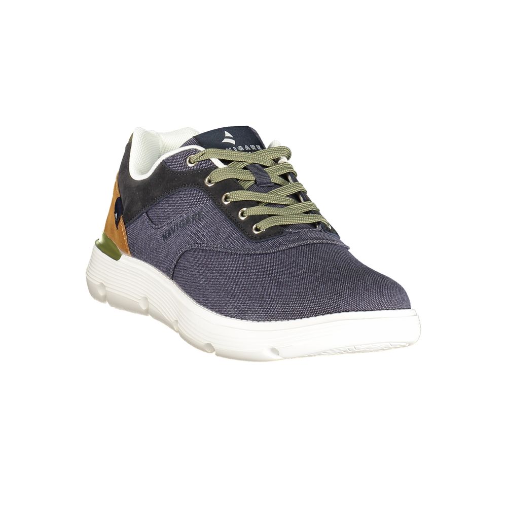 Navigare Blue Polyester Men Sneaker