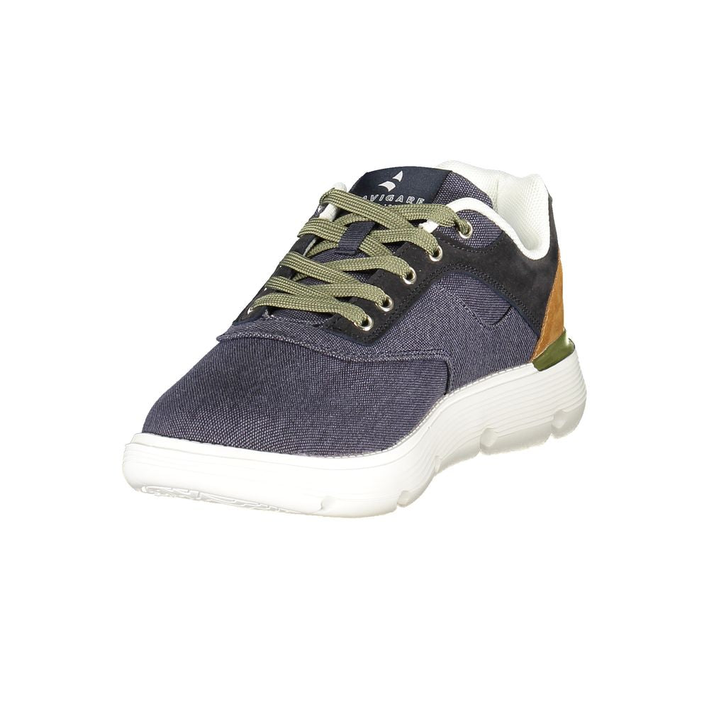 Navigare Blue Polyester Men Sneaker