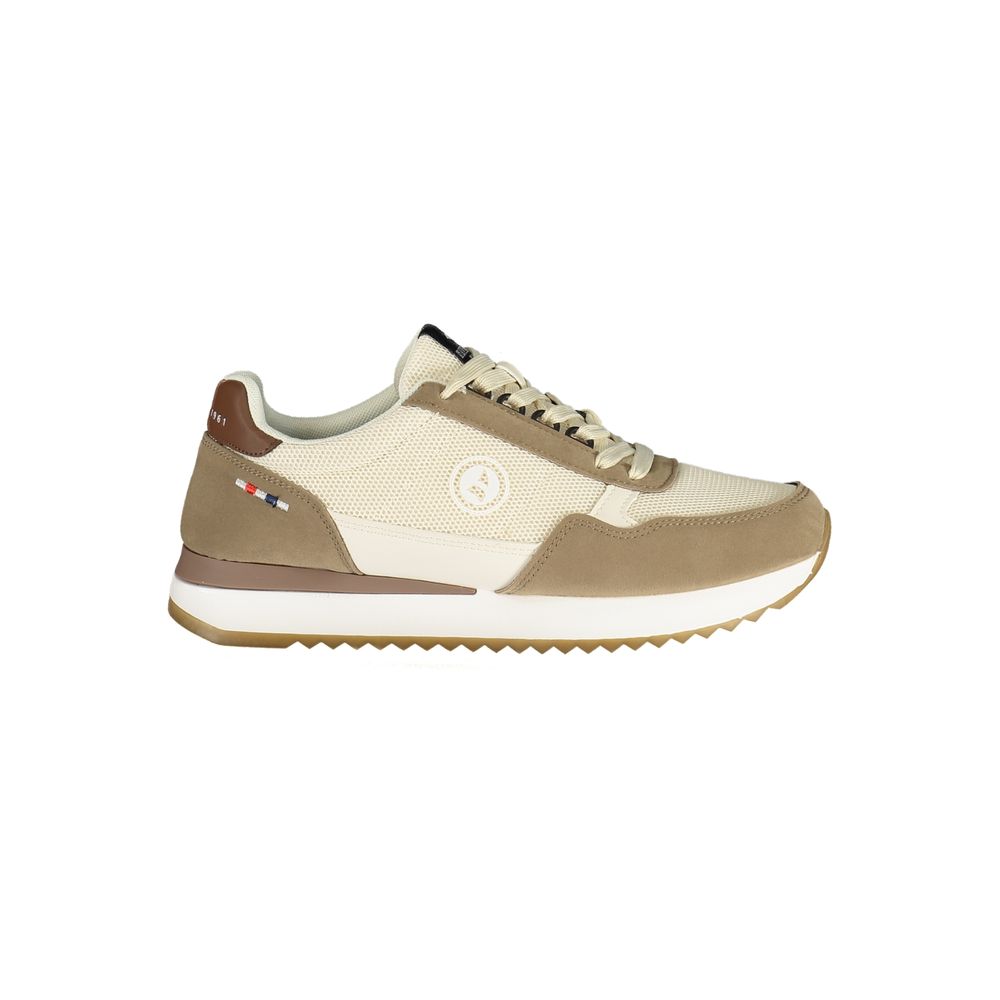 Navigare Beige Polyurethane Men Sneaker