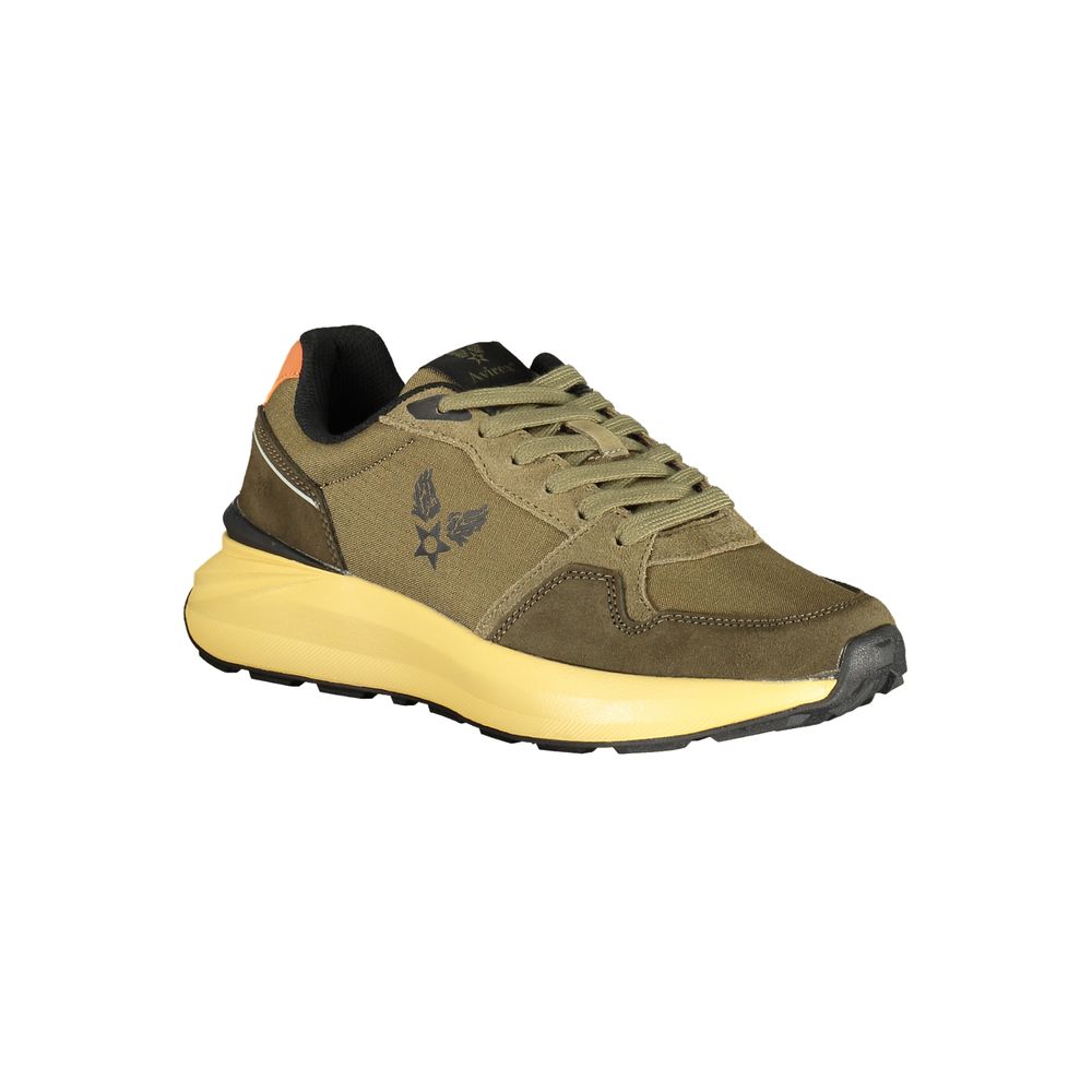 Avirex Verde Poliuretano Men Sneaker