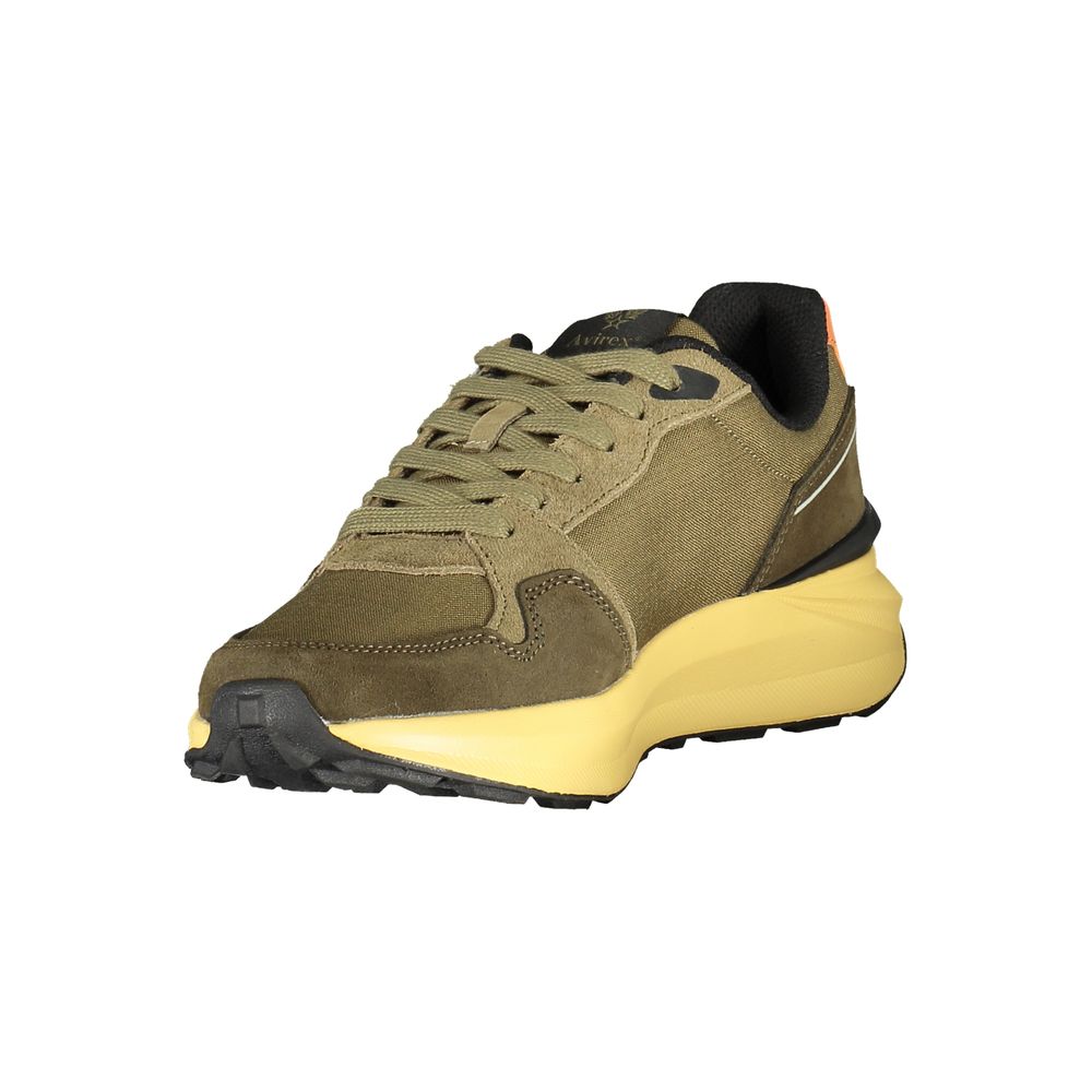Avirex Verde Poliuretano Men Sneaker