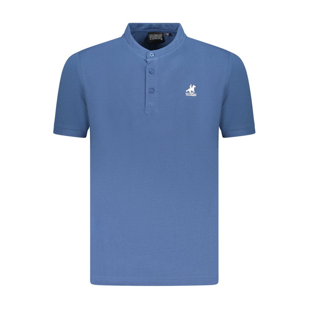 U.S. Grand Polo Blue Cotton Men Polo Shirt