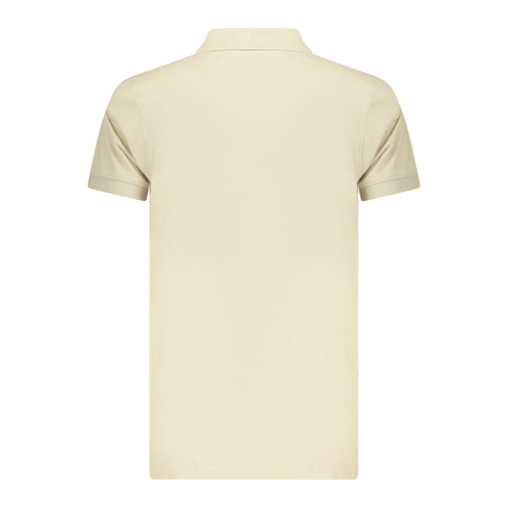 Norway 1963 Beige Cotton Men Polo Shirt