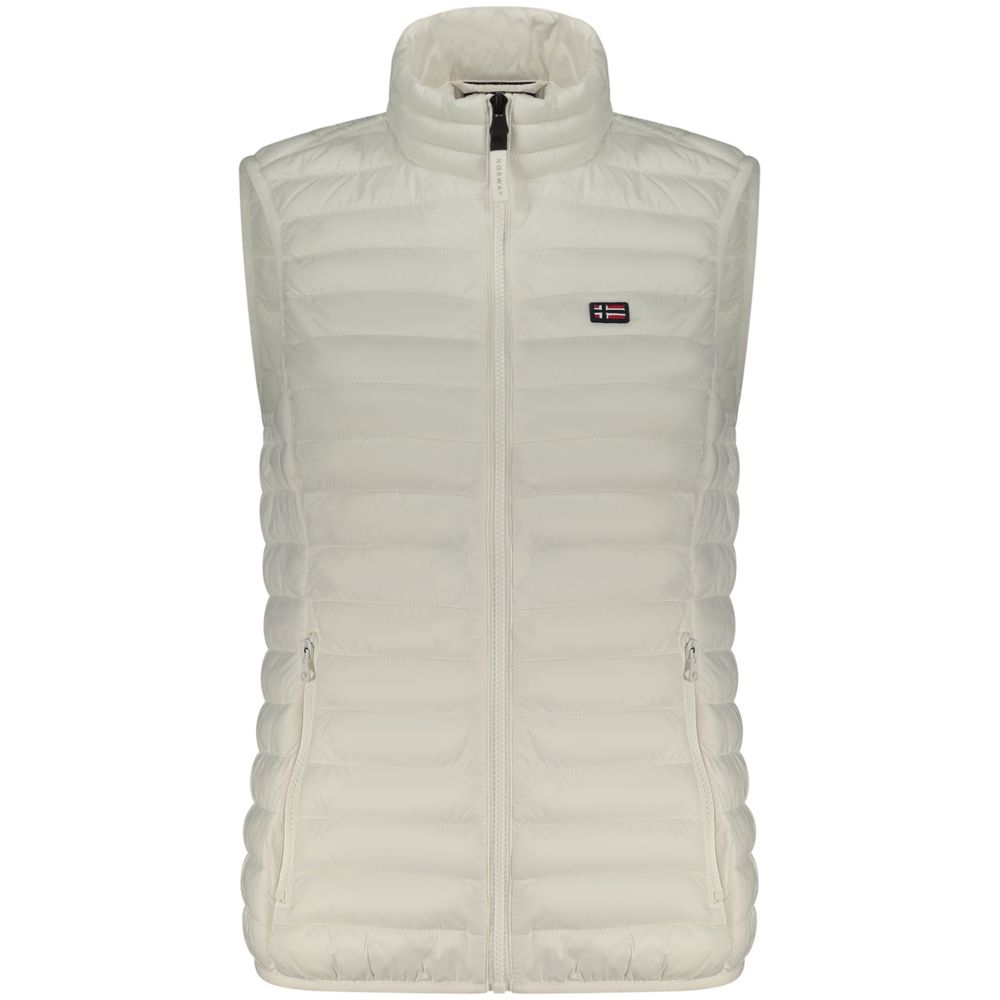 Norway 1963 Bianco Poliammide Women's Gilet