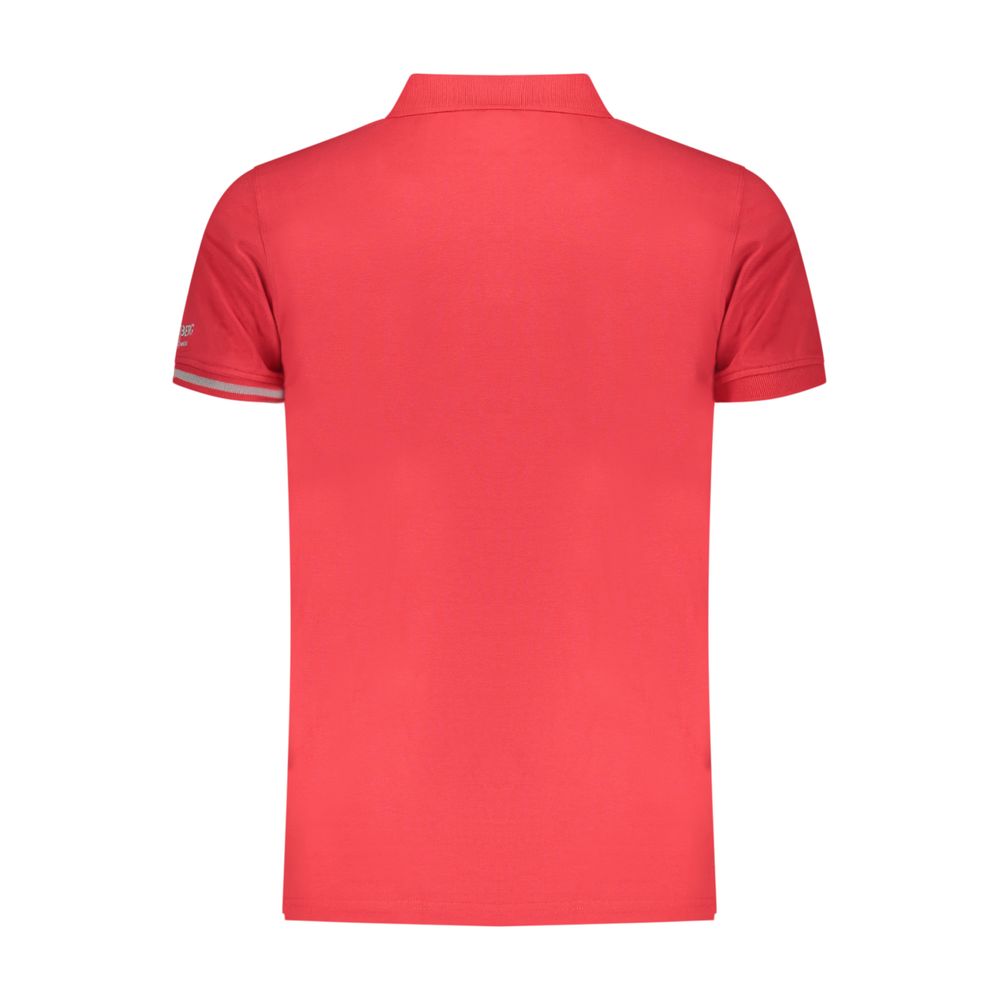 Iceberg Red Cotton Mens Polo Shirt