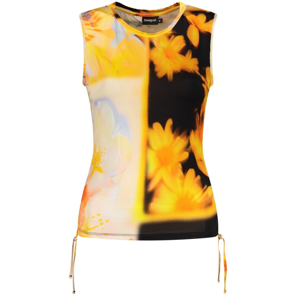 Desigual Arancione Viscosa Women's Tank Top Desigual