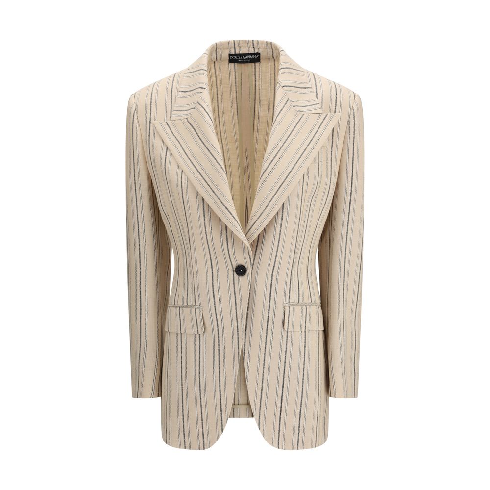 Dolce & Gabbana Multicolor Viscose Full-Length Jacket