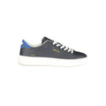 Gas Blue Polyurethane Men Sneaker