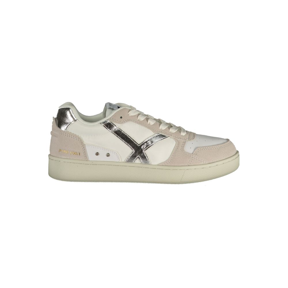 Gas White Polyurethane Women Sneaker Gas