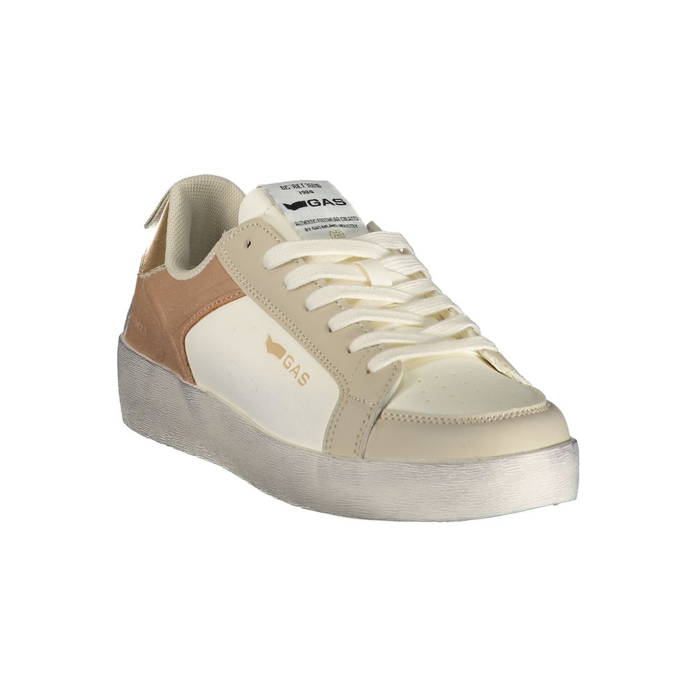 Gas Bianco Polyurethane Women Sneaker