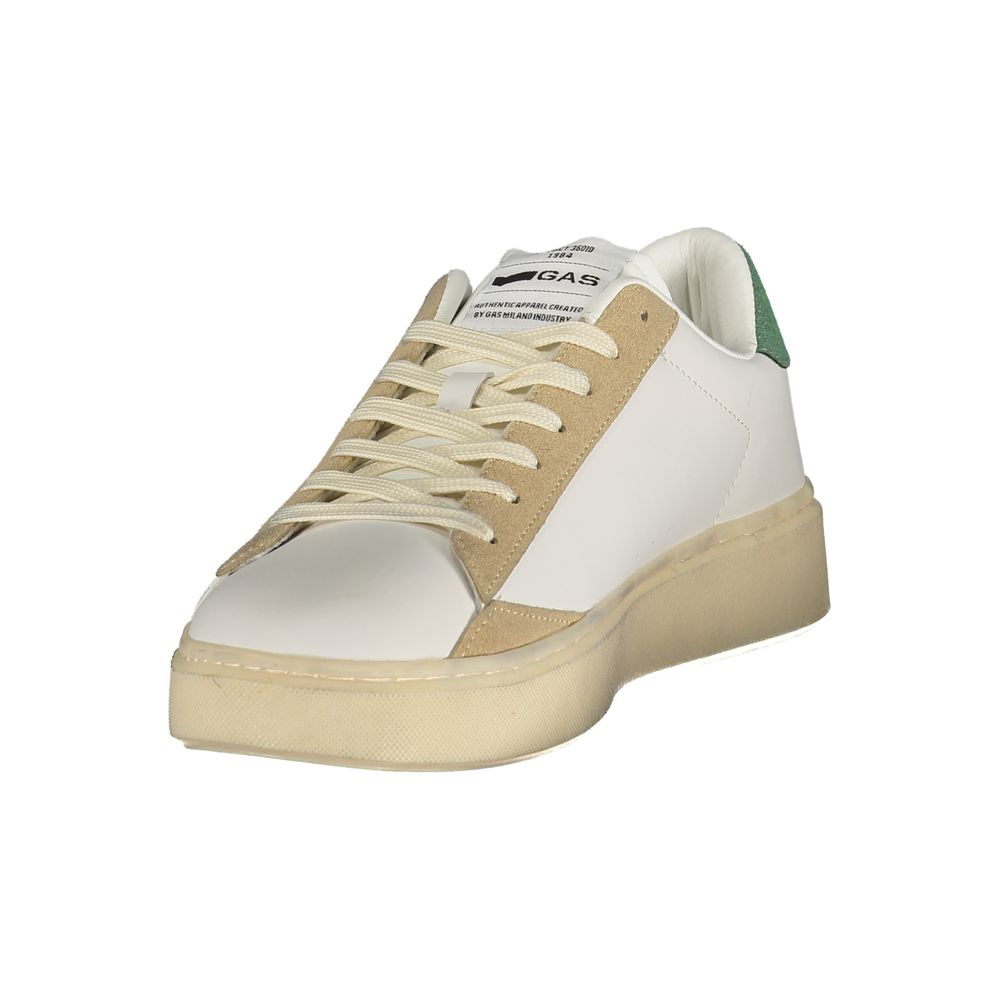 Gas White Polyurethane Men's Sneaker