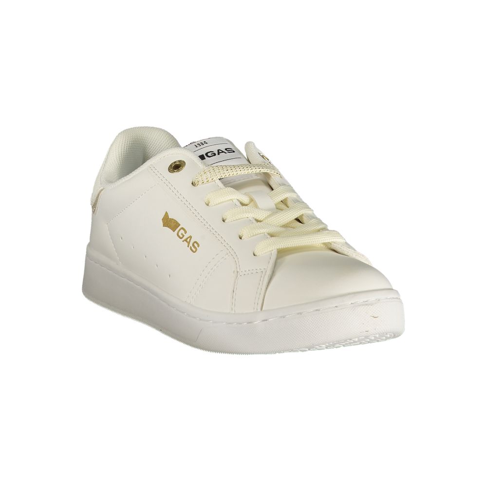 Gas Bianco Polyurethane Women Sneaker Gas