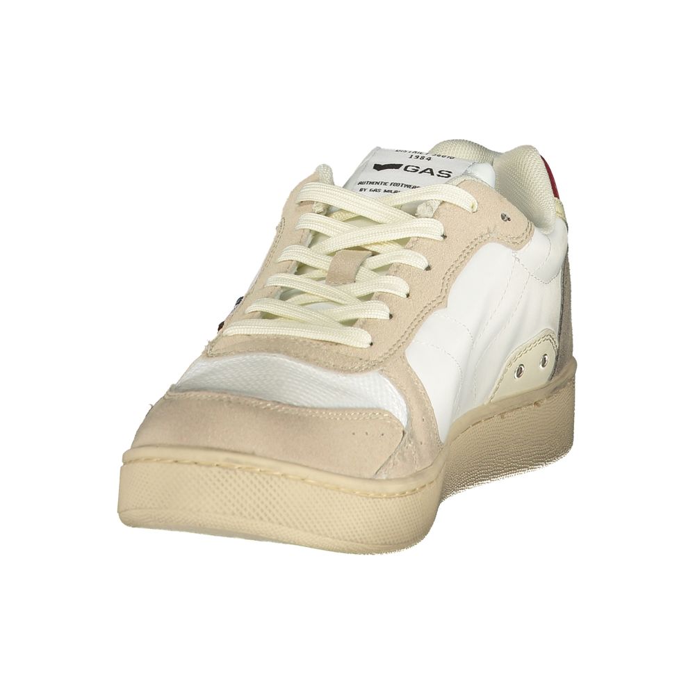 Gas Bianco Polyurethane Men Sneaker