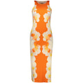 Desigual Arancione Viscosa Women Dress