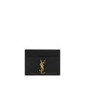Saint Laurent Black Calf Leather Bos Taurus Wallet