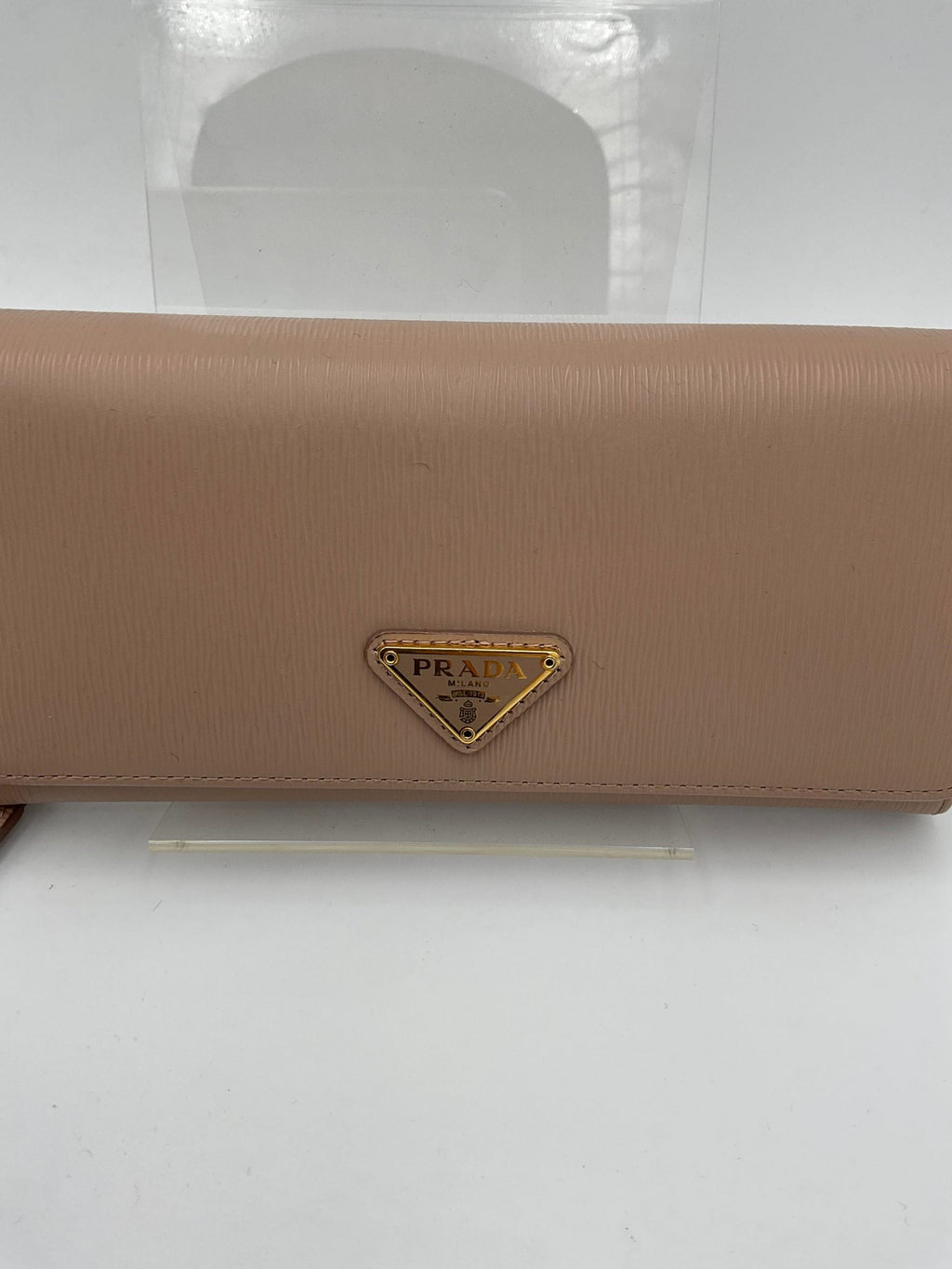 Prada PRADA Powder Saffiano with Card Holder Wallet