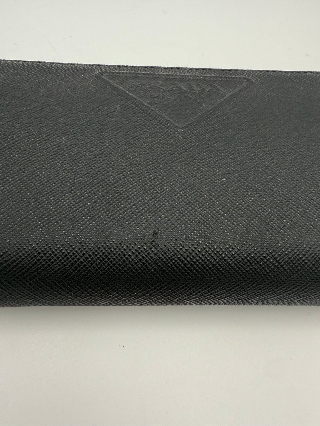 Prada PRADA Zip in Saffiano Leather Wallet