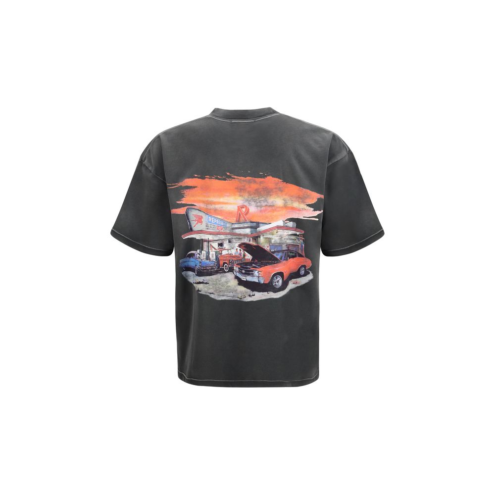 Represent Gray Cotton T-Shirt Represent