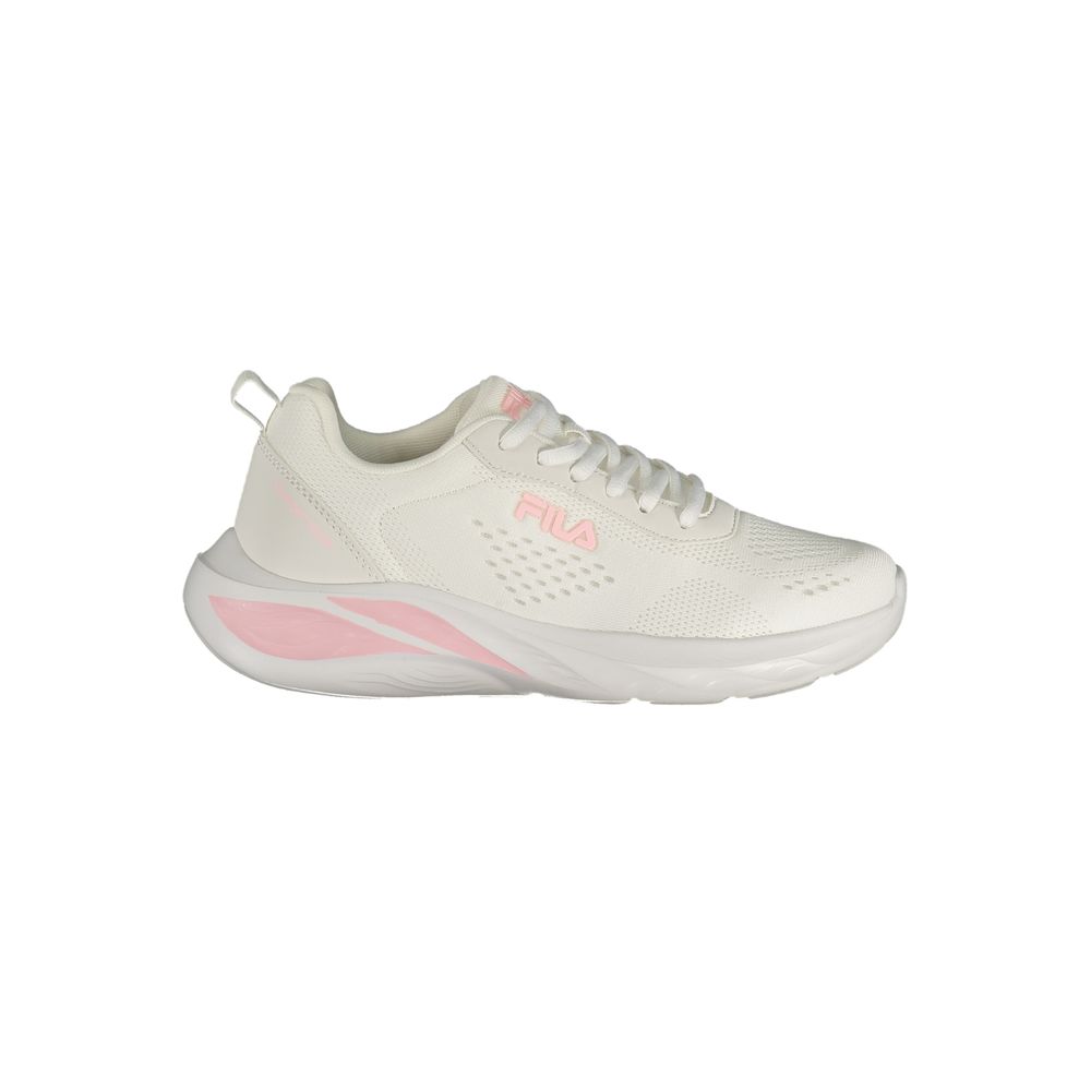 Fila White Polyester Women's Sneakers