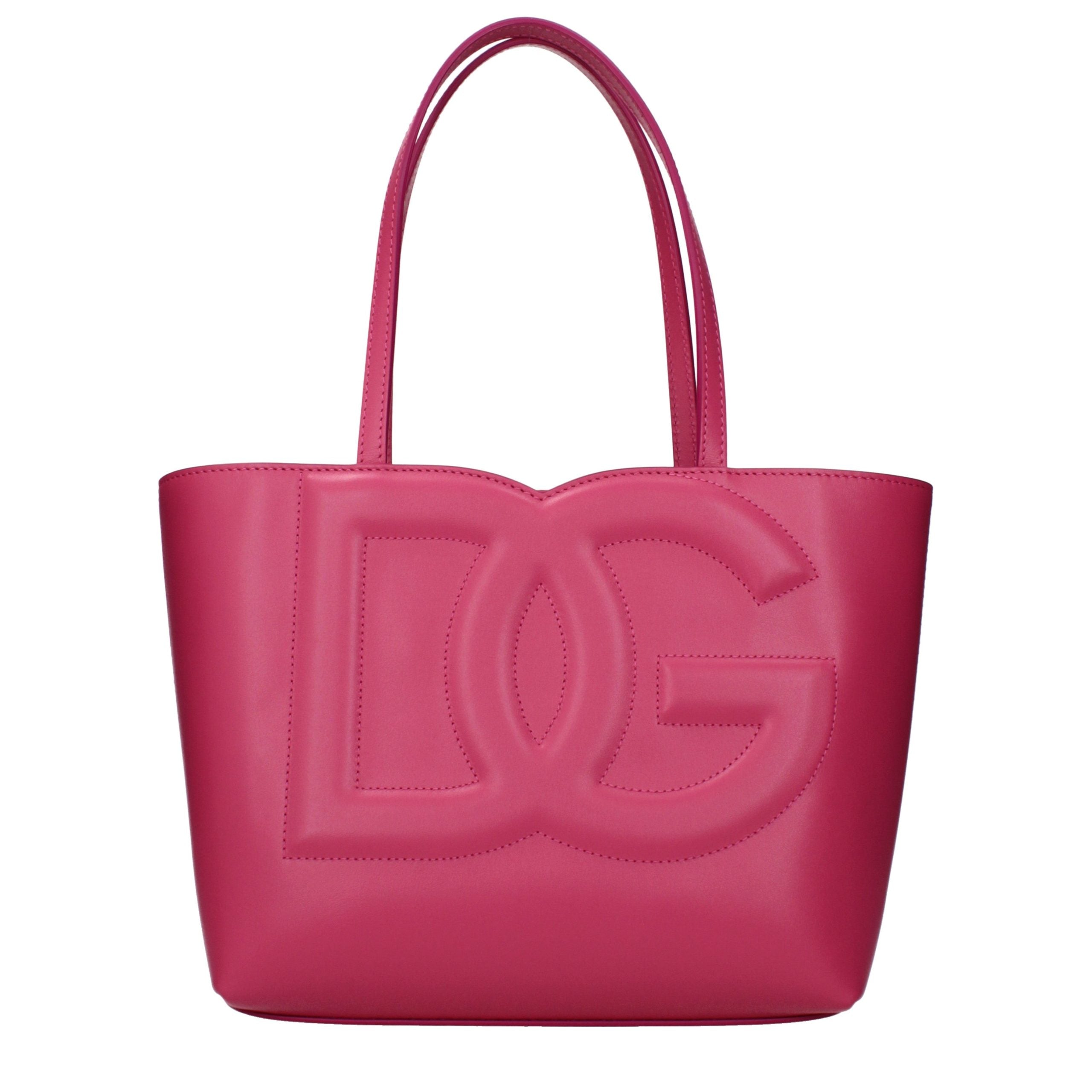 Dolce & Gabbana Pink Leather Handbag Dolce & Gabbana