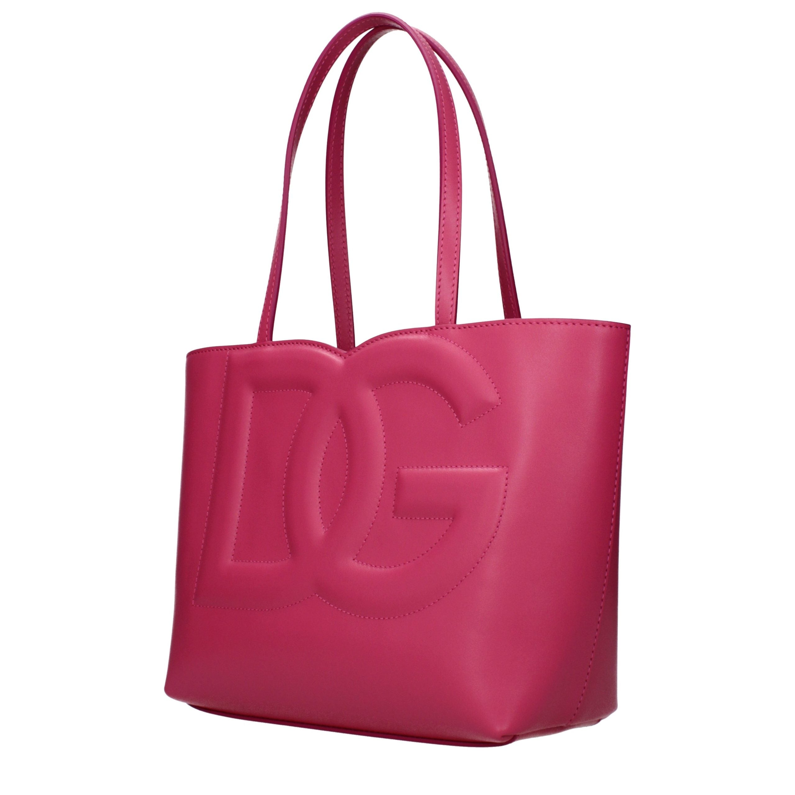 Dolce & Gabbana Pink Leather Handbag Dolce & Gabbana