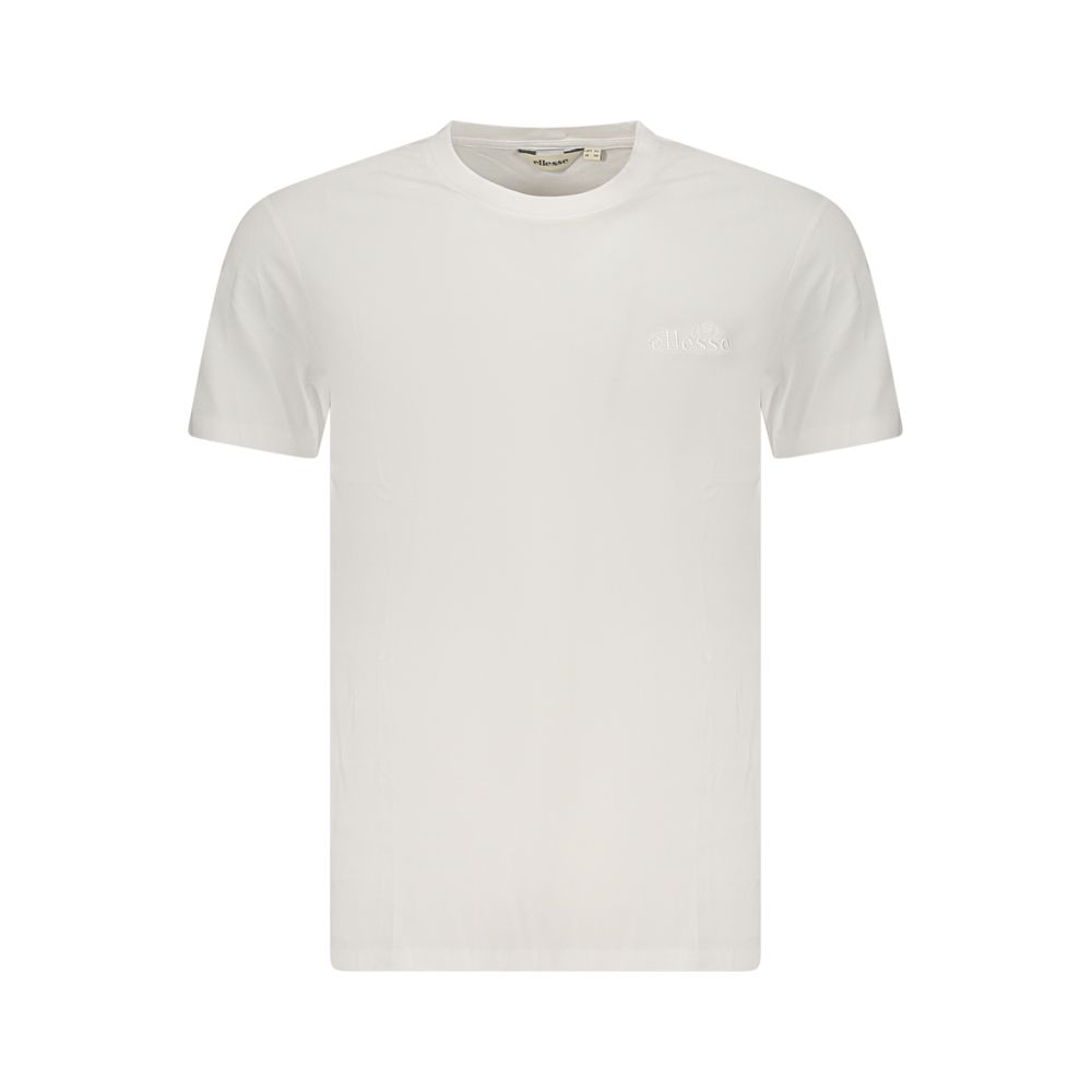 Ellesse Bianco Cotton Men T-Shirt Ellesse