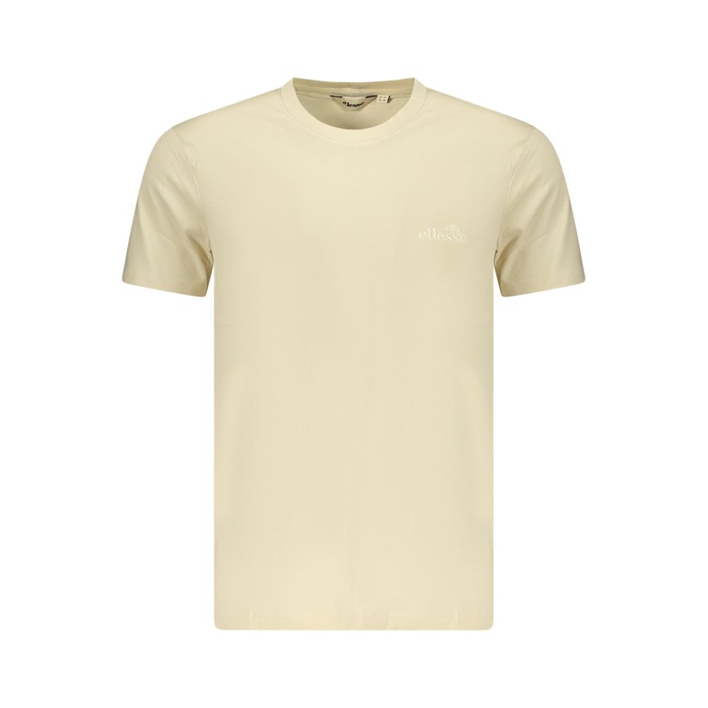 Ellesse Beige Cotton Men T-Shirt