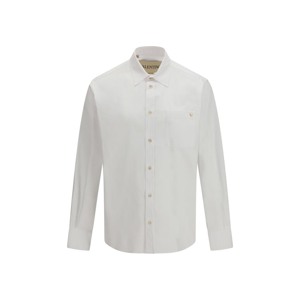 Valentino Garavani White Cotton Dress Shirt