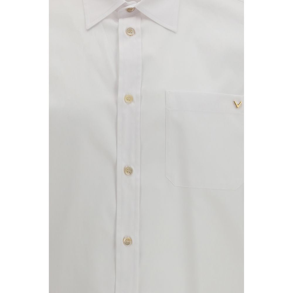 Valentino Garavani White Cotton Dress Shirt