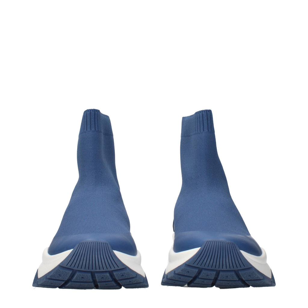 Jimmy Choo Blue Fabric Ankle Boots Jimmy Choo
