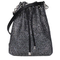 Jimmy Choo Black Satin Crossbody Bag