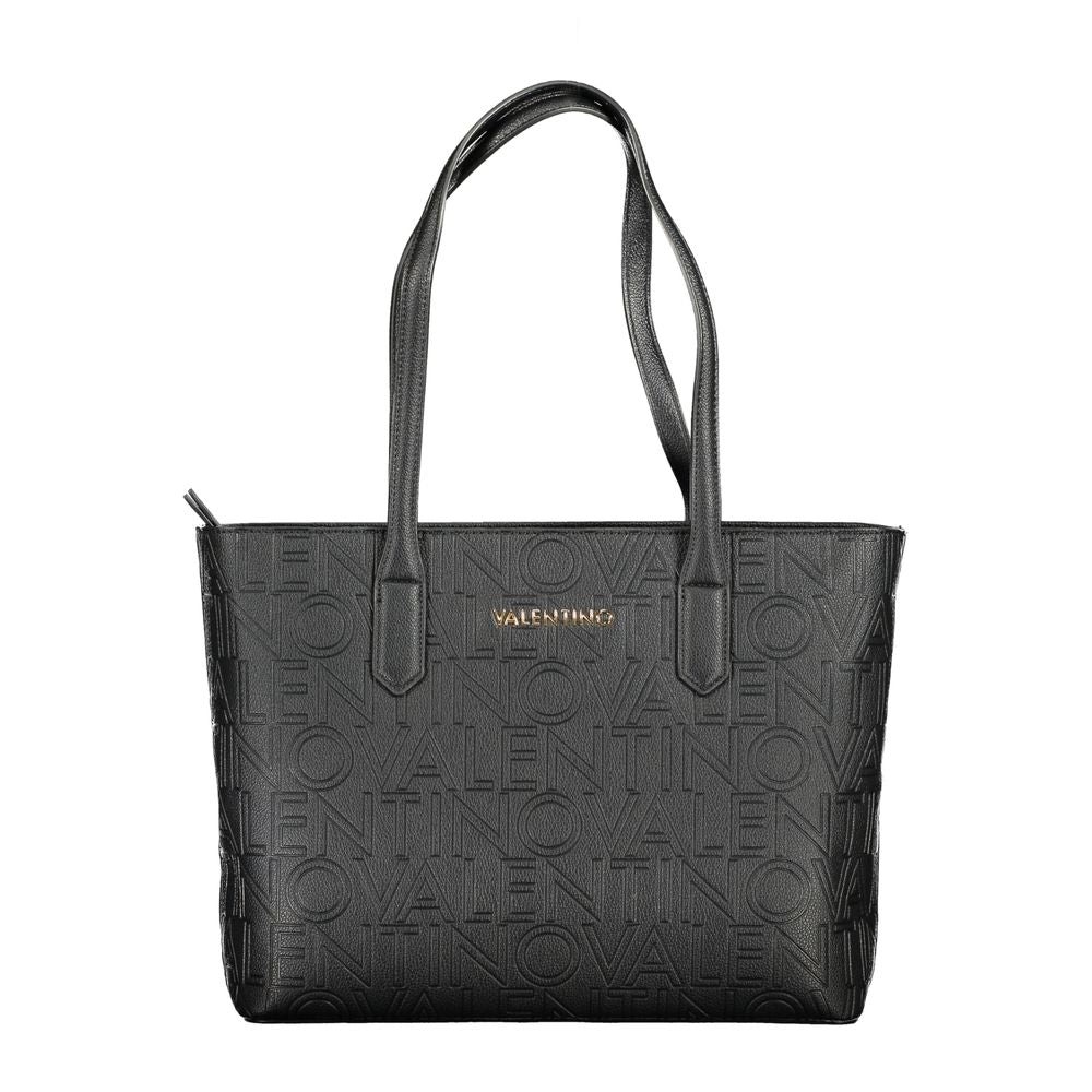 Mario Valentino Black Polyurethane Women's Bag