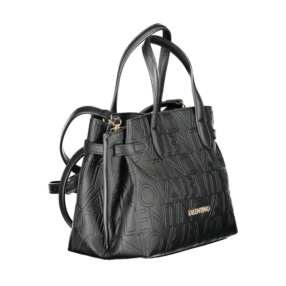 Mario Valentino Black Polyurethane Women's Bag