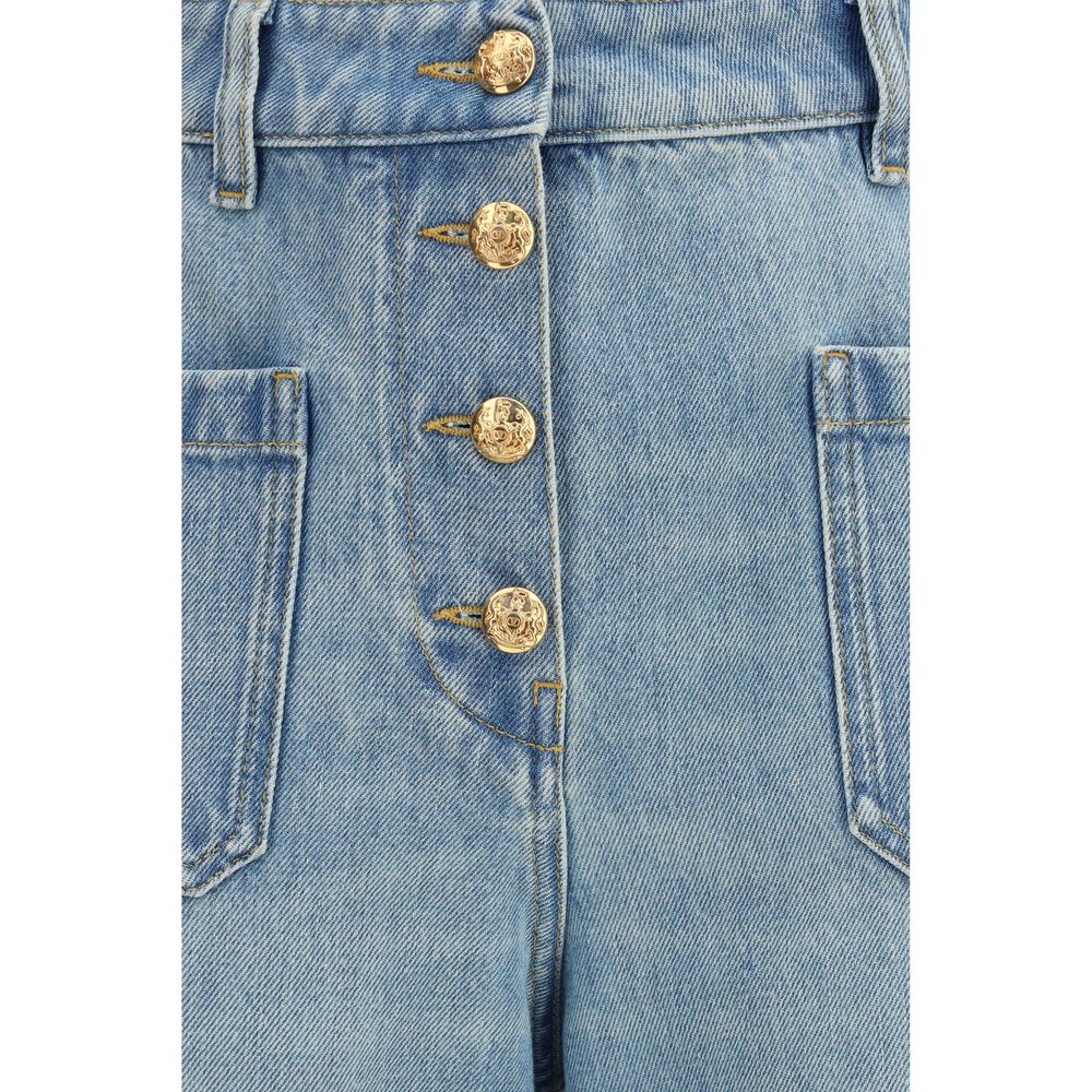 Valentino Garavani Blue Cotton Jeans Denim