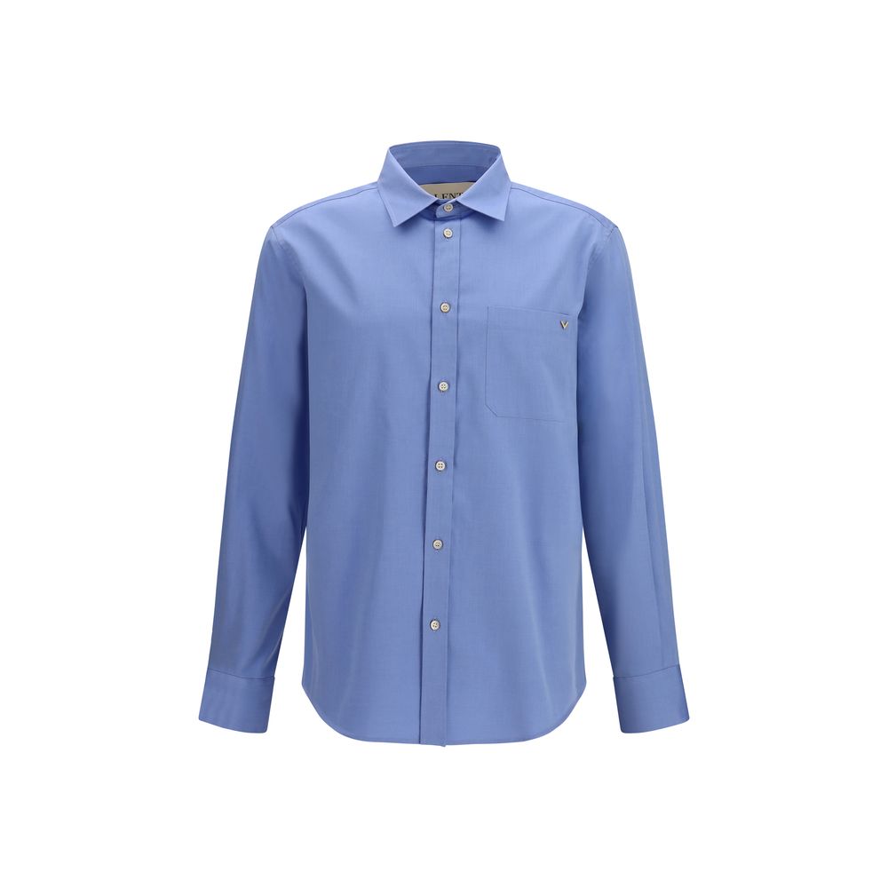 Valentino Garavani Blue Cotton Shirt